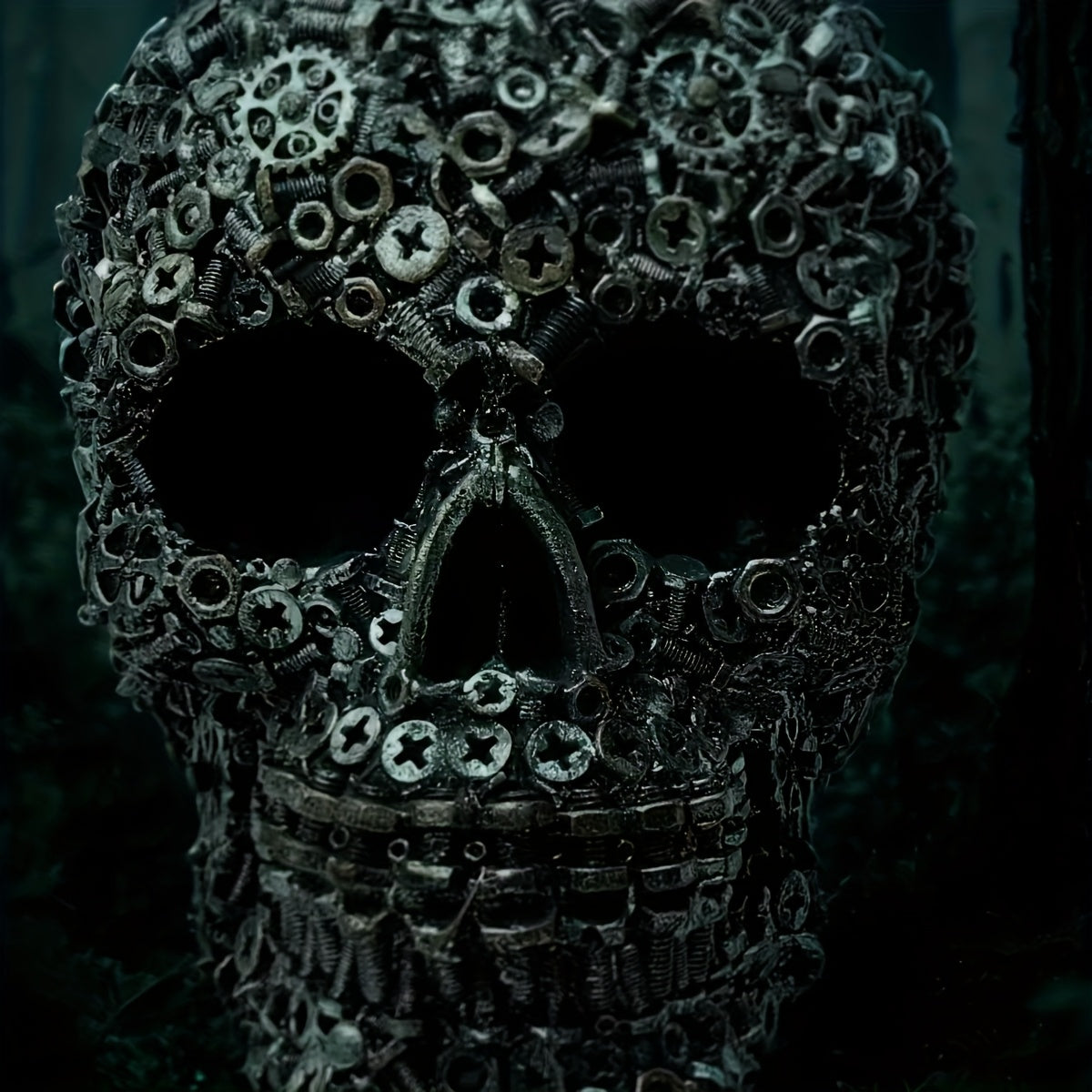 Tnessential Steampunk Gear Skull Decor 3D Decor