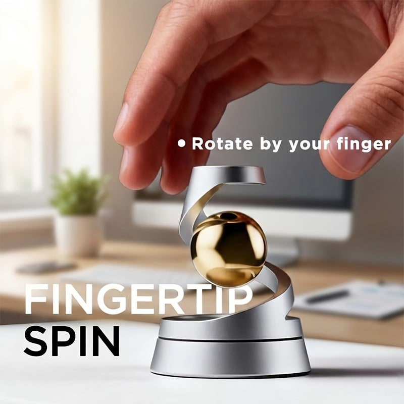 Tnessential Kinetic Desk Toy with Visual Illusion Effect 3D Decor