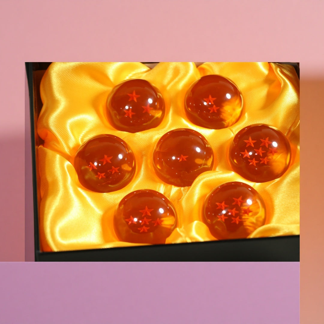 Tnessential Anime Dragon Ball 7 Dragon Balls Action Figure Model 3D Decor