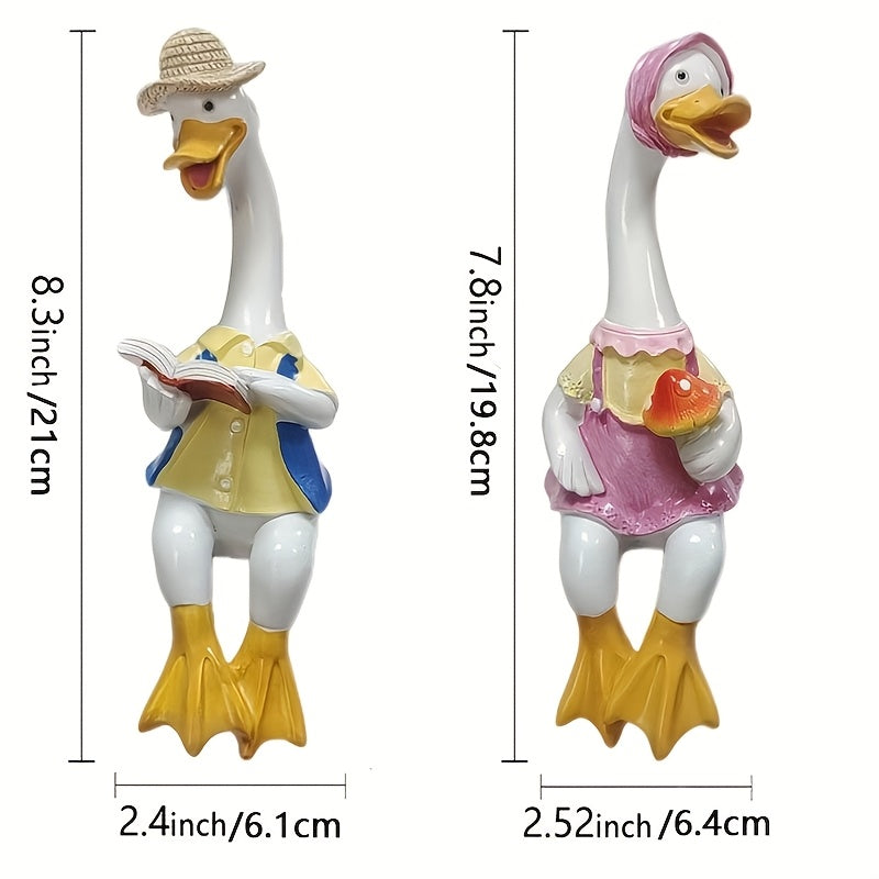 Tnessential Creative New Pair of Lovers Ducklings Outdoor Courtyard 3D Decor