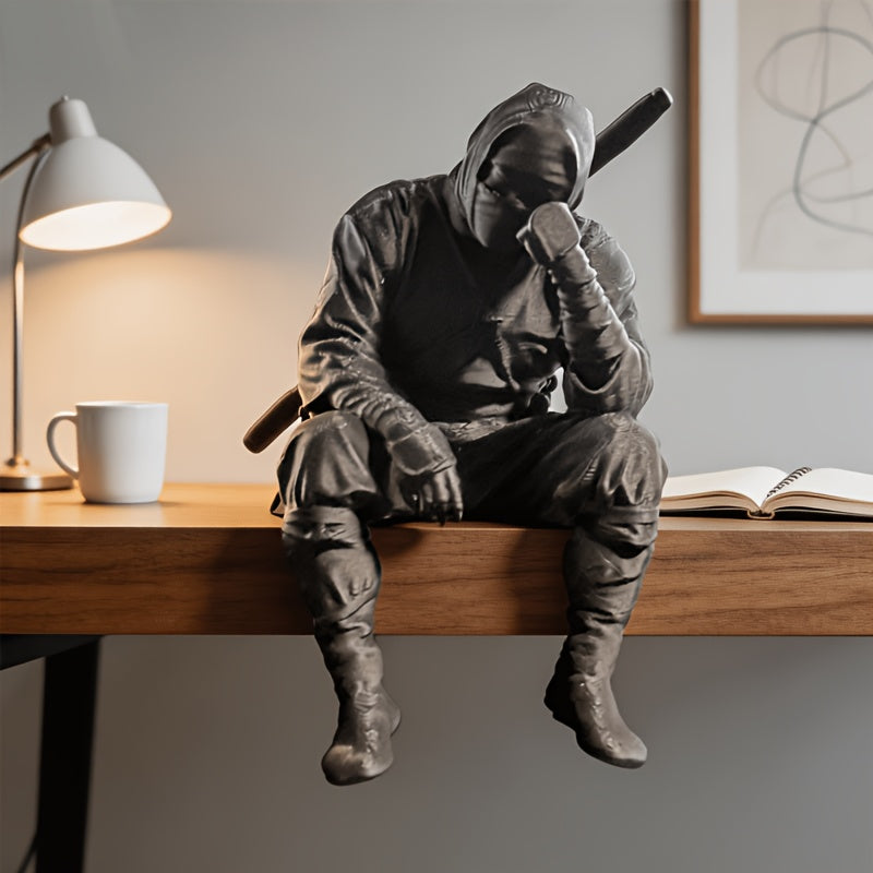 Tnessential Sad Ninja Figurine 3D Decor