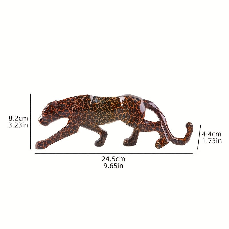 Tnessential Hunting Pose Leopard Print Decor 3D Decor