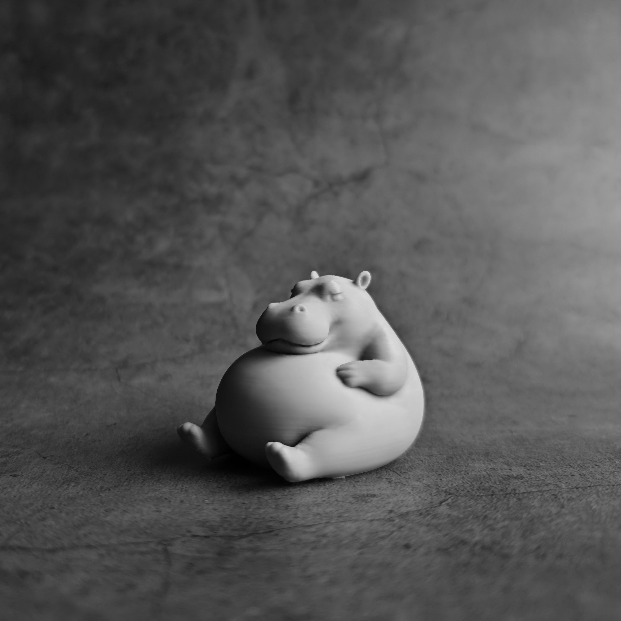 Tnessential Fat Hippo Glutinous Rice Dumplings Statue 3D Decor
