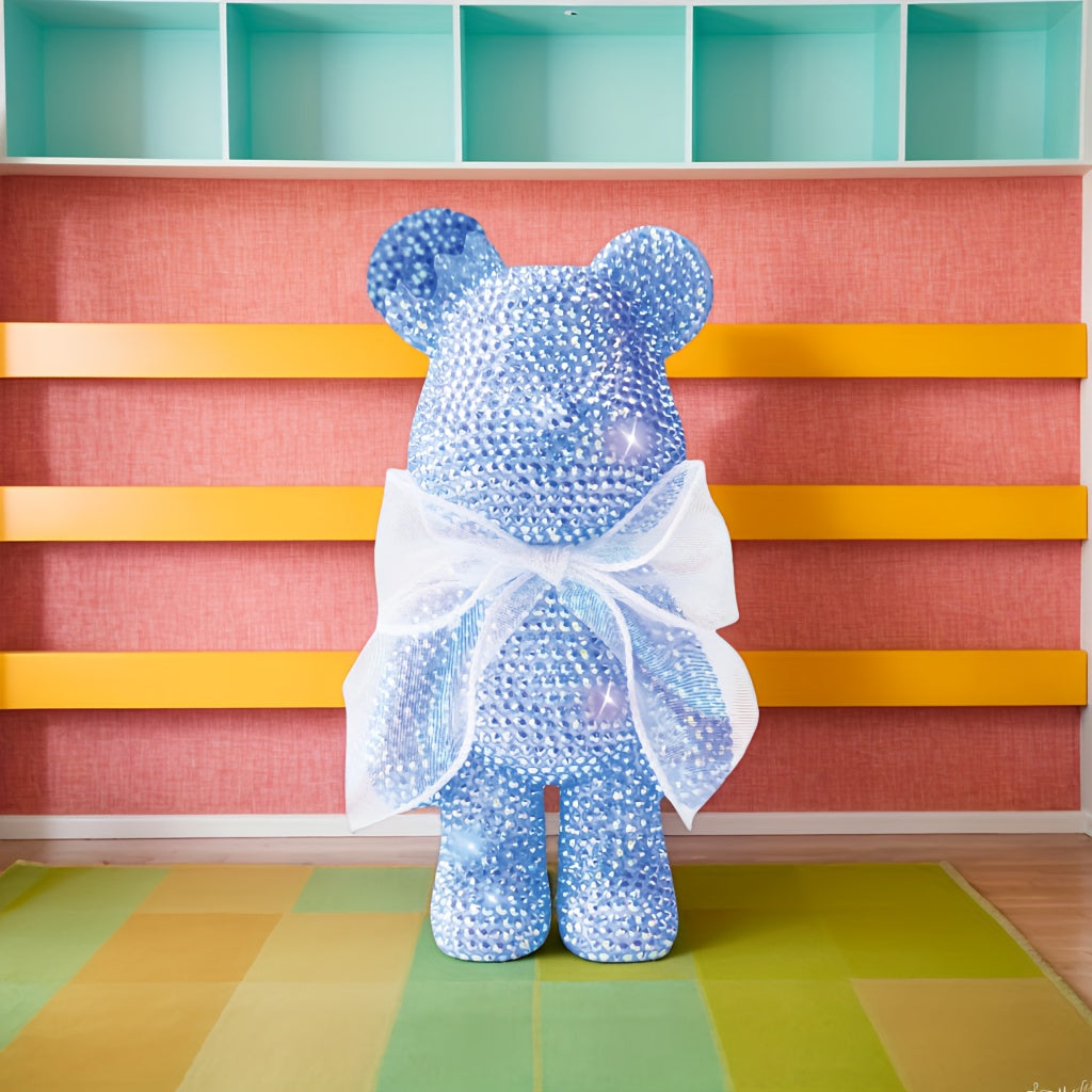 Tnessential Three-dimensional Model Kit Cute Red and Cute Bear 3D Decor