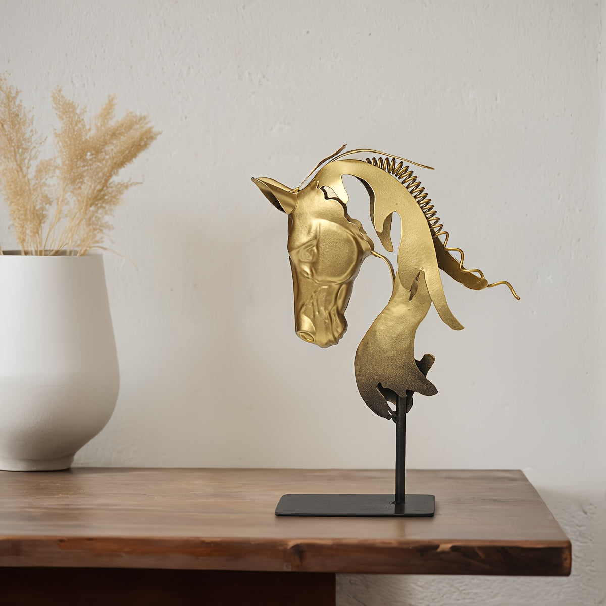 Tnessential D Bust of a Horse Head Sculpture 3D Decor