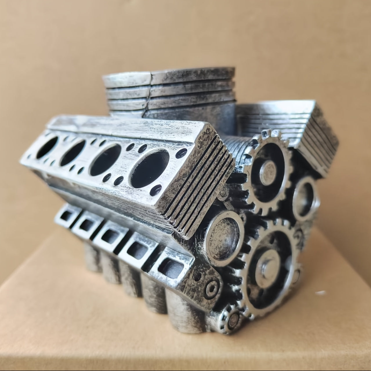 Tnessential Engine Cylinder Resin Ornament 3D Decor