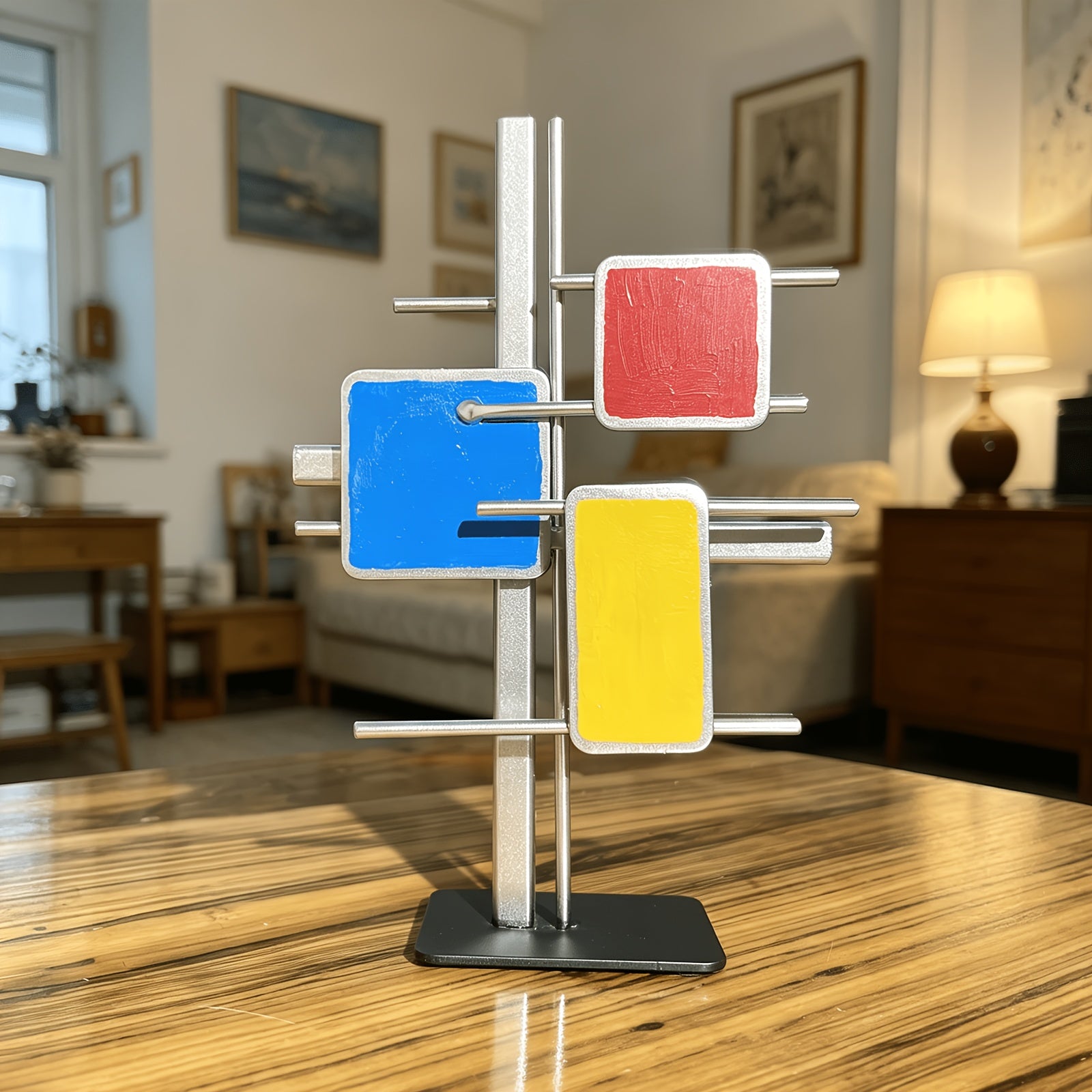 Tnessential Abstract Geometric Collectible Figurines 3D Decor