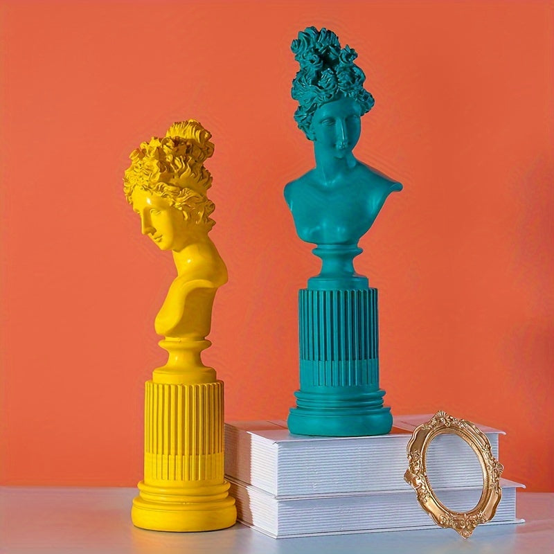 Tnessential Nordic Venus Resin Head Sculpture 3D Decor