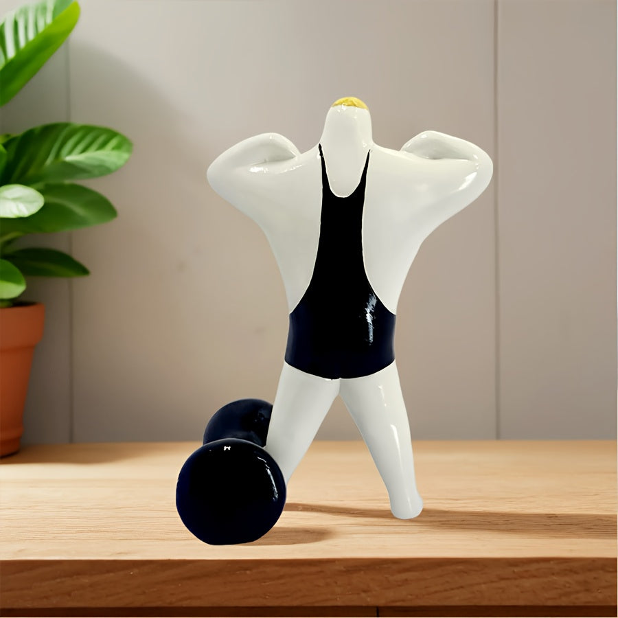 Tnessential Abstract Athlete Statue 3D Decor