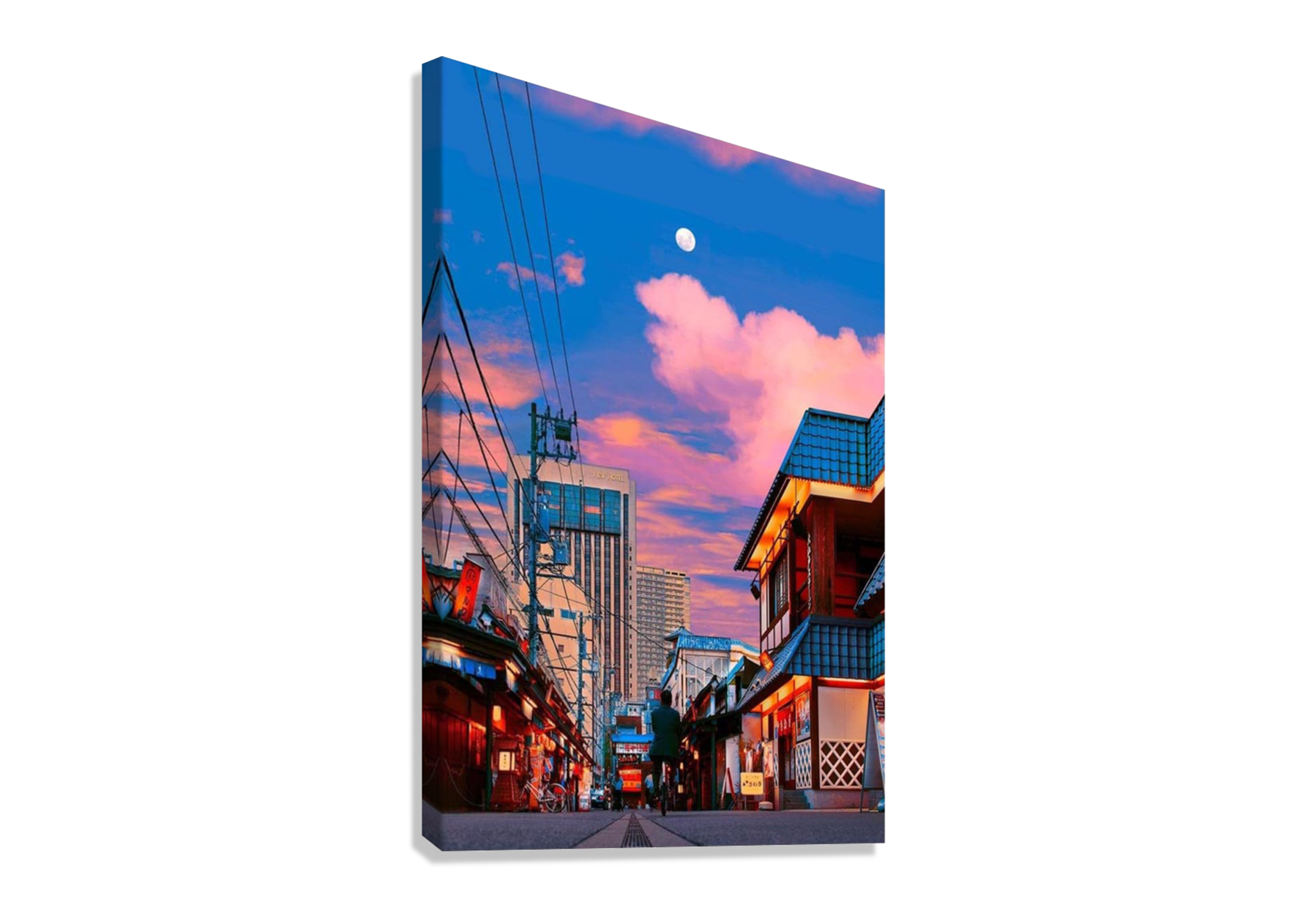 AESTHETIC SUNSET CANVAS POSTER