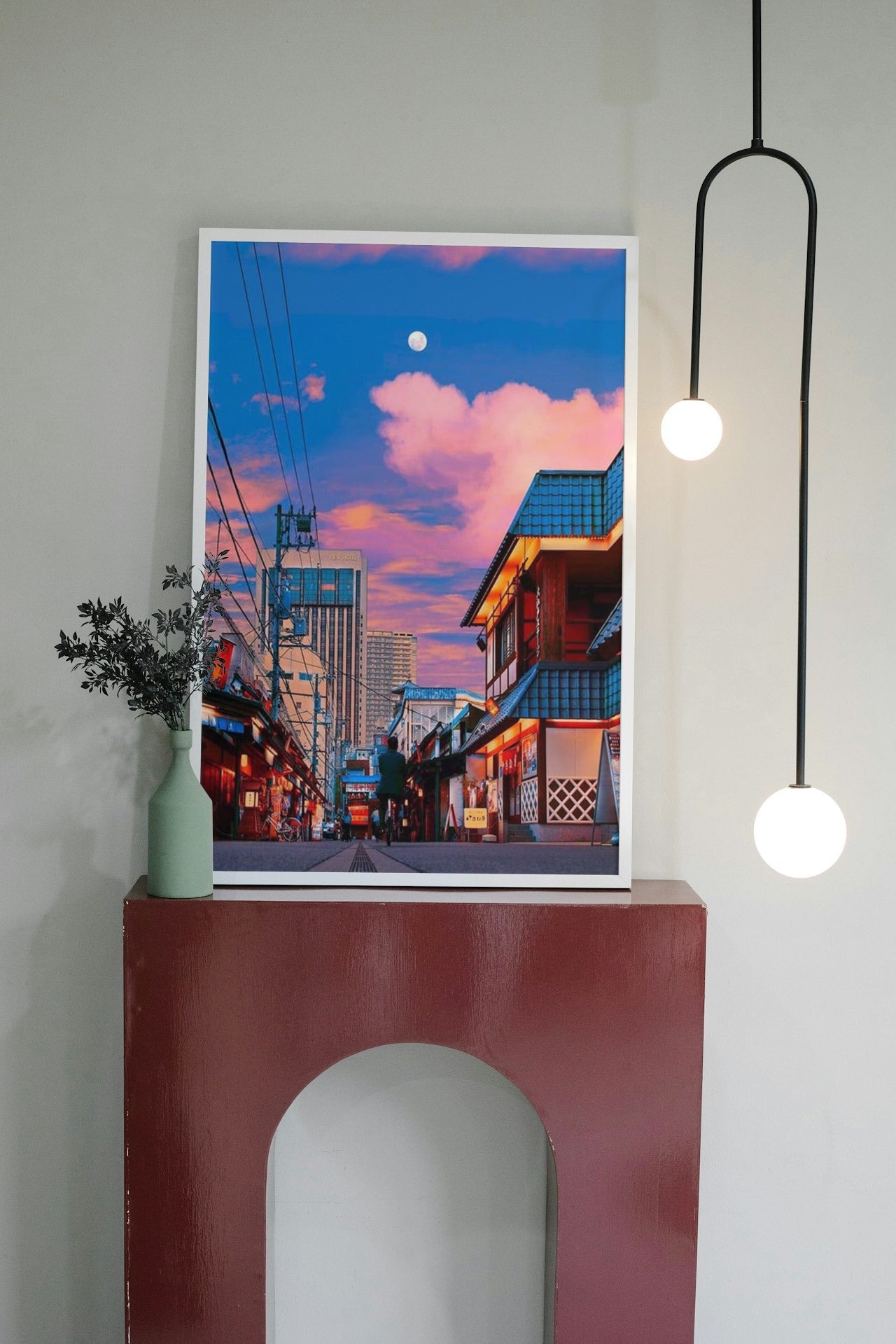 AESTHETIC SUNSET CANVAS POSTER