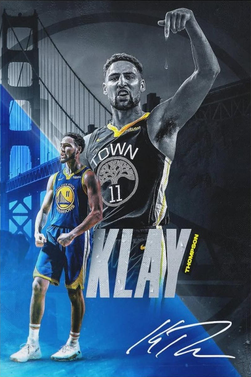 KLAY THOMPSON CANVAS POSTER