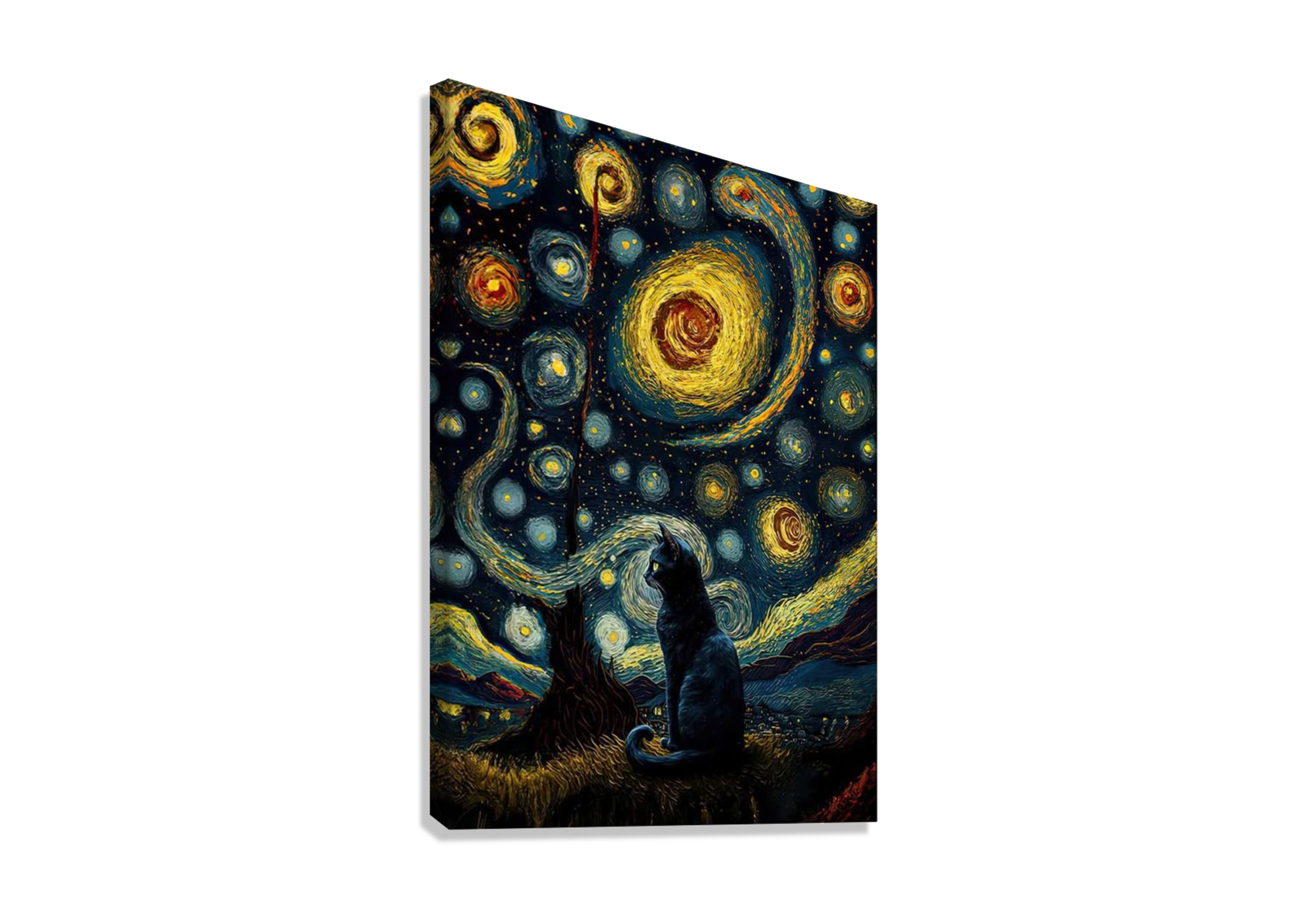CAT X ART CANVAS POSTER