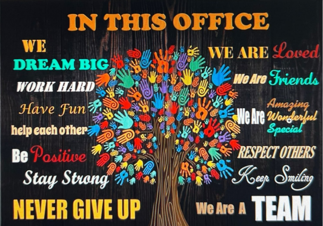 MOTIVATIONAL WORK PLACE CANVAS POSTER