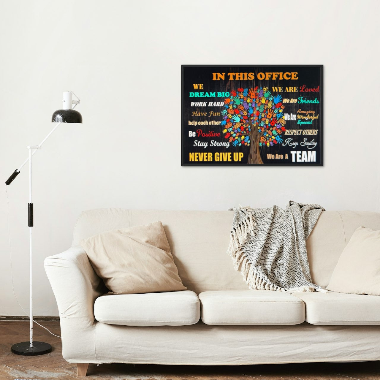 MOTIVATIONAL WORK PLACE CANVAS POSTER