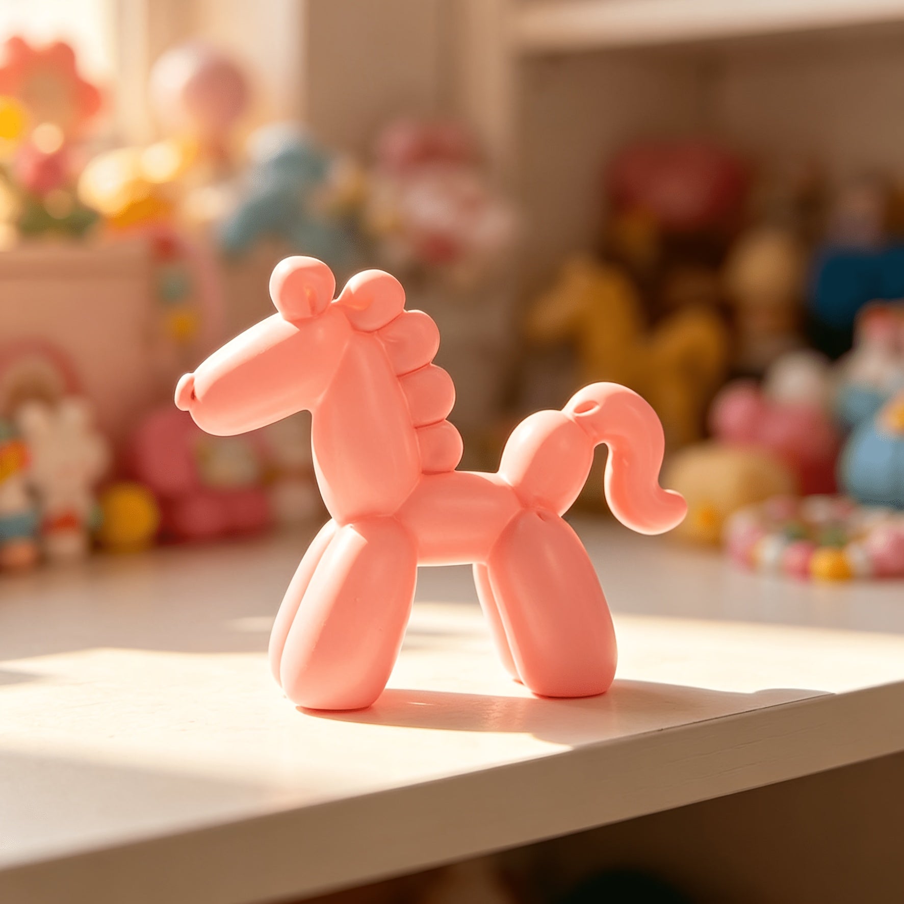 Tnessential Balloon Horse Resin Figurine Statue 3D Decor