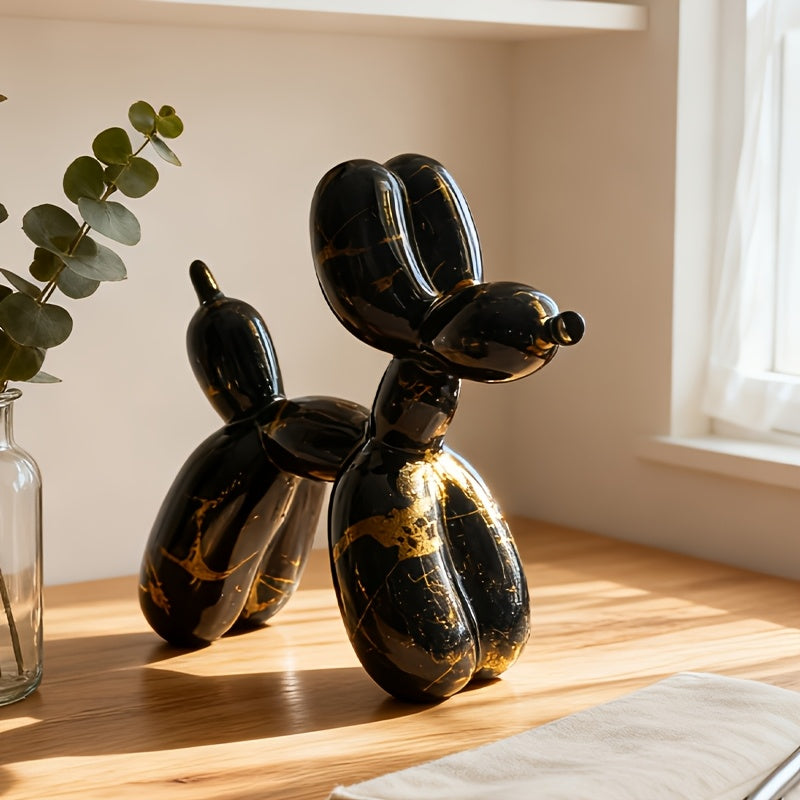 Tnessential Creative Balloon Dog Decor Ins Style Light Luxury Ornament 3D Decor