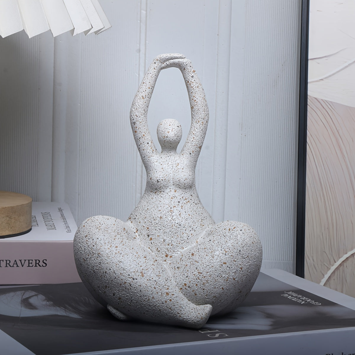Tnessential Sandstone Fat Woman Ornament 3D Decor