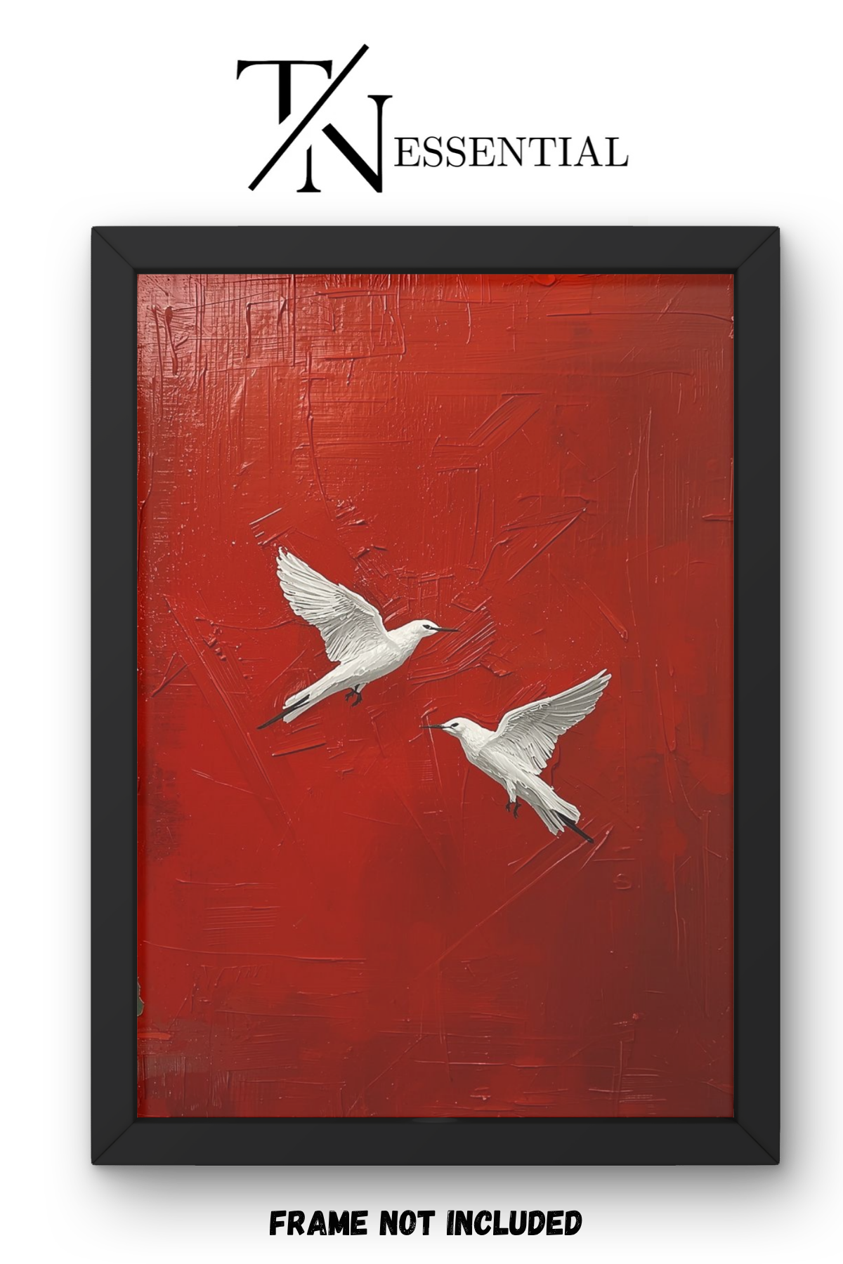 ELEGANT BIRD MOTION CANVAS POSTER