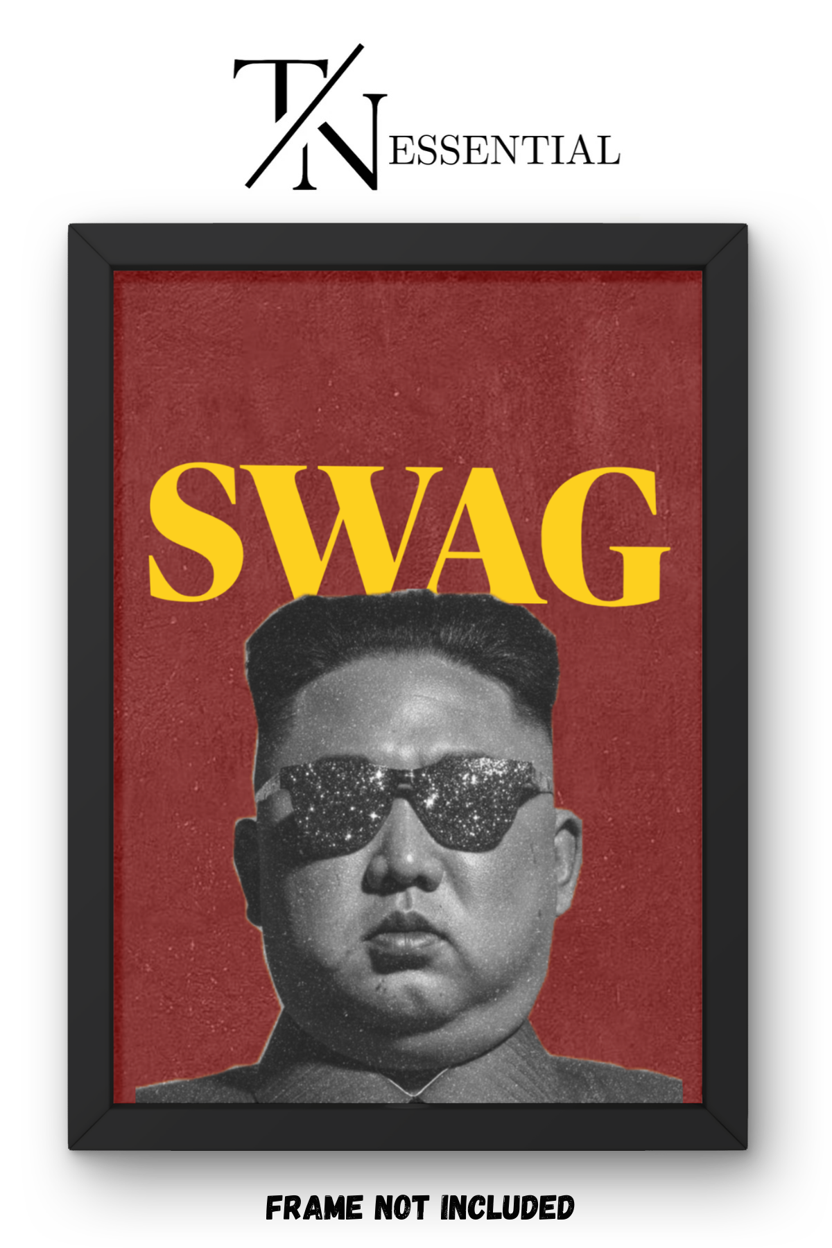 FUNNY SUPREME SWAG KIM JONG UN CANVAS POSTER