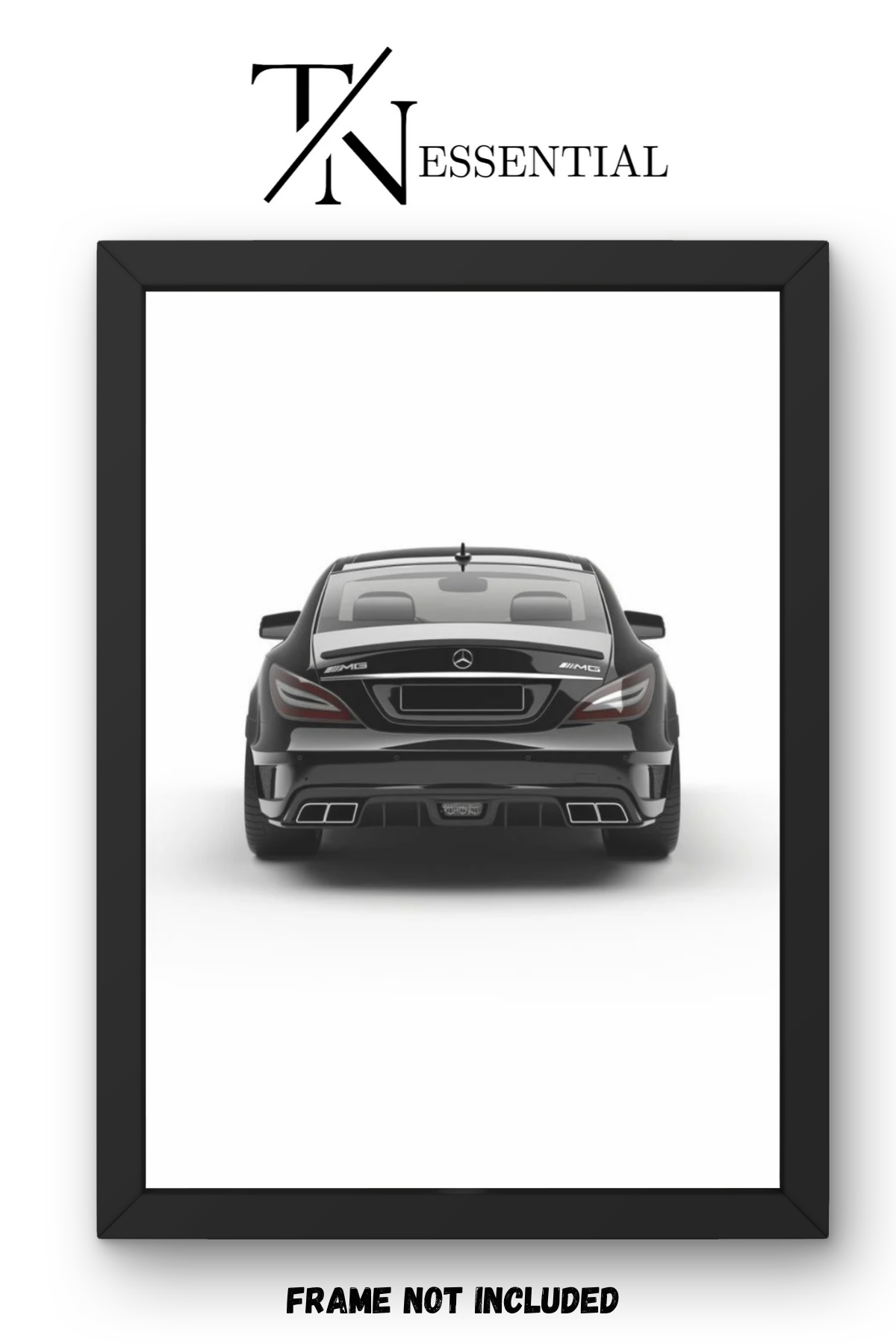 CLS AMG BACK VIEW AESTHETIC CANVAS POSTER