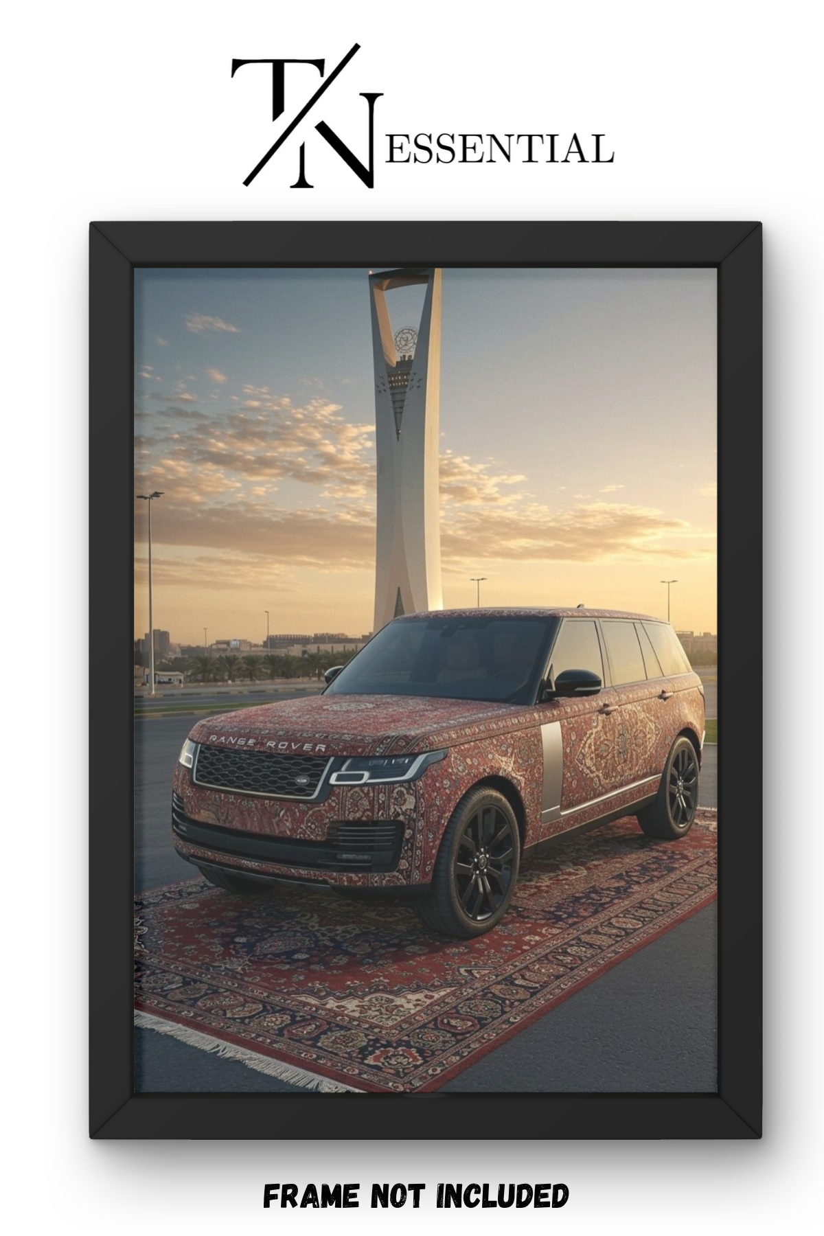RANGE ROVER SAUDI STYLE CANVAS POSTER