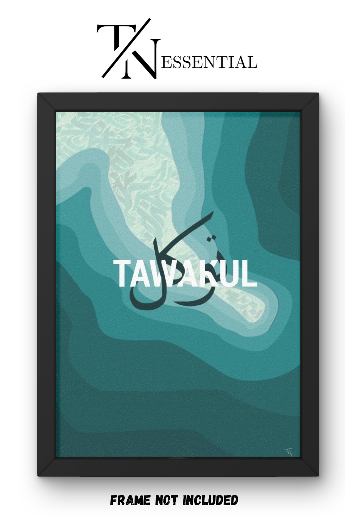 TAWAKUL ISLAMIC CANVAS POSTER