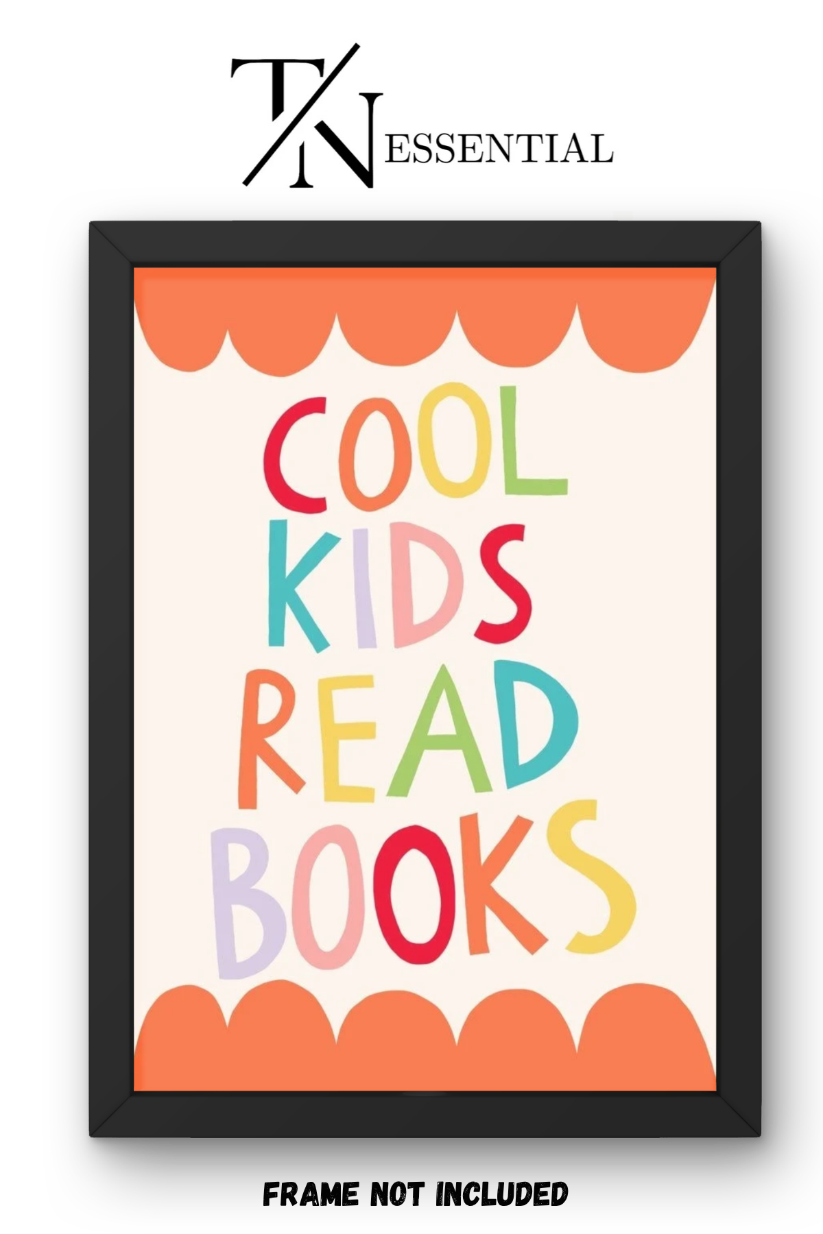 BOOK LOVER NURSERY CANVAS POSTER