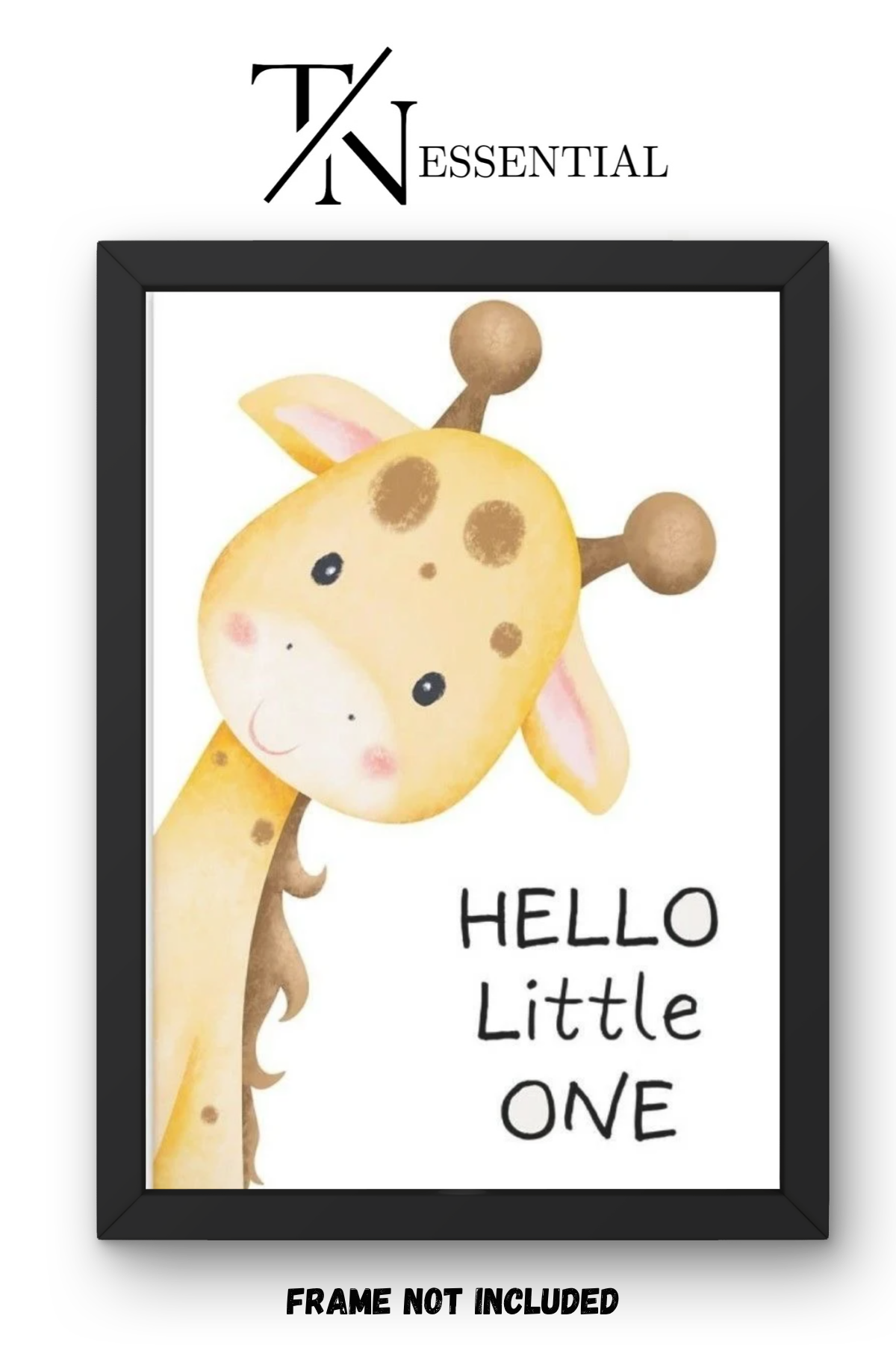 SWEET GIRAFFE ROOM CANVAS POSTER