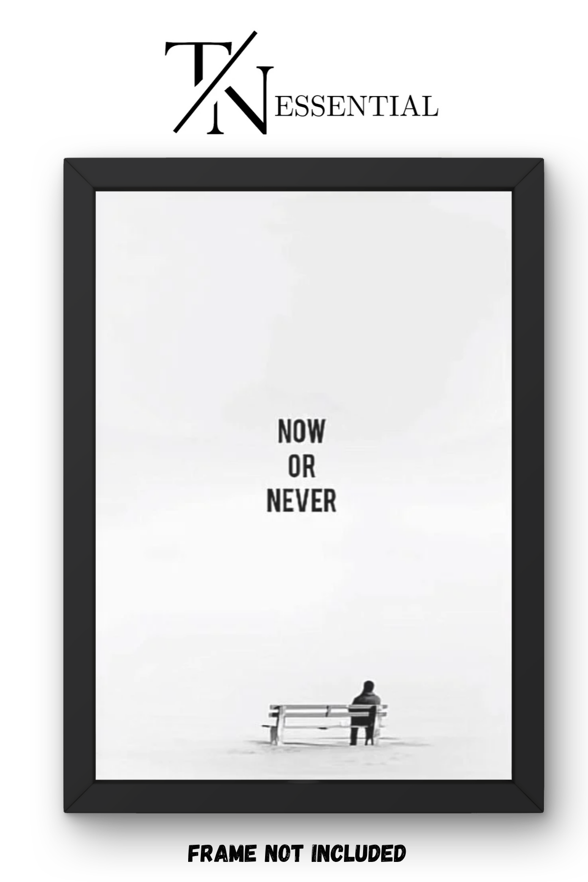 DECISION MOMENT QUOTE CANVAS POSTER