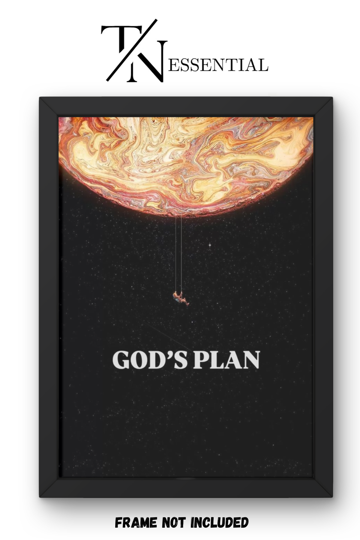 COSMIC FAITH QUOTE CANVAS POSTER