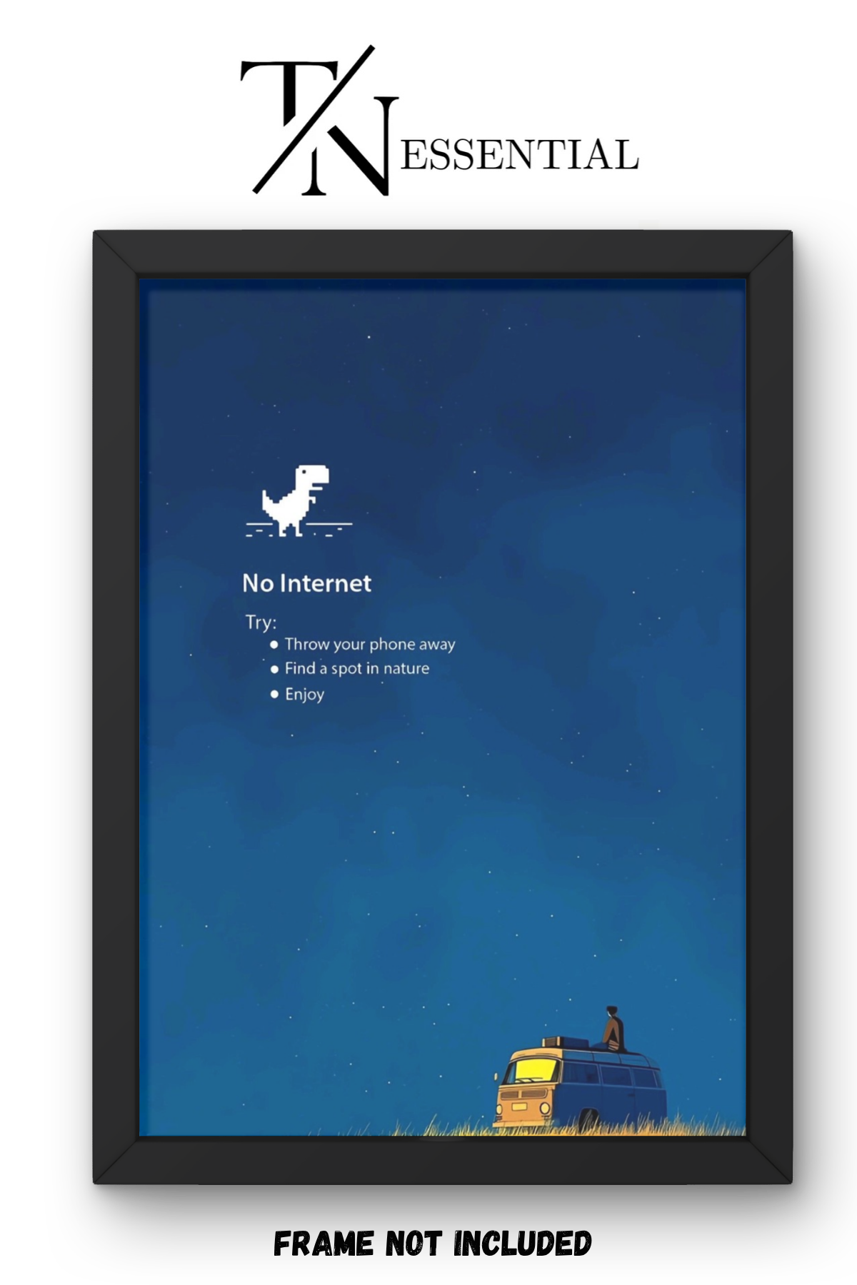 DISCONNECT TO LIVE CANVAS POSTER