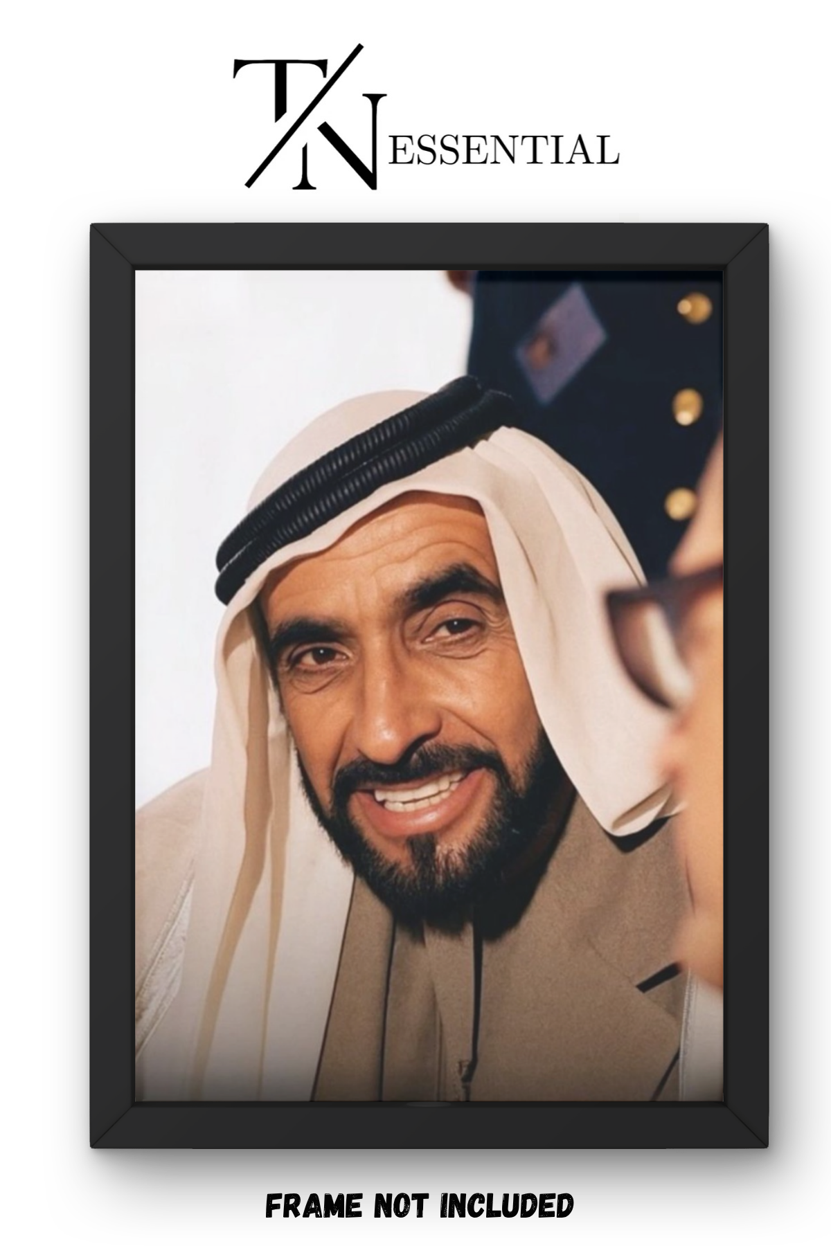 HH SHIEKH ZAYED FATHER OF A NATION CANVAS POSTER