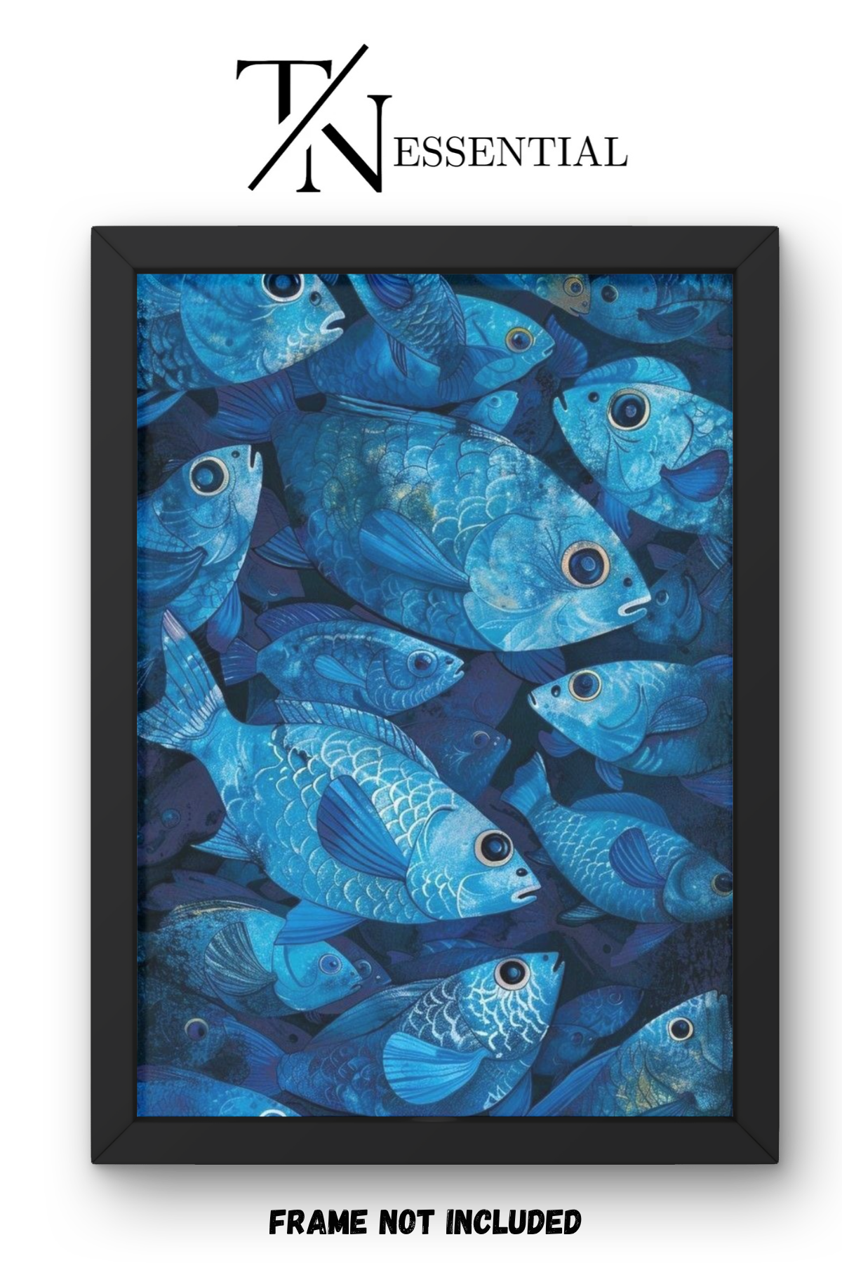 DEEP SEA CROWD CANVAS POSTER