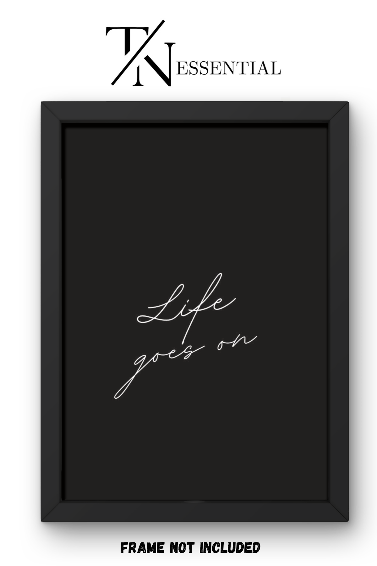 LIFE MOVES FORWARD CANVAS POSTER