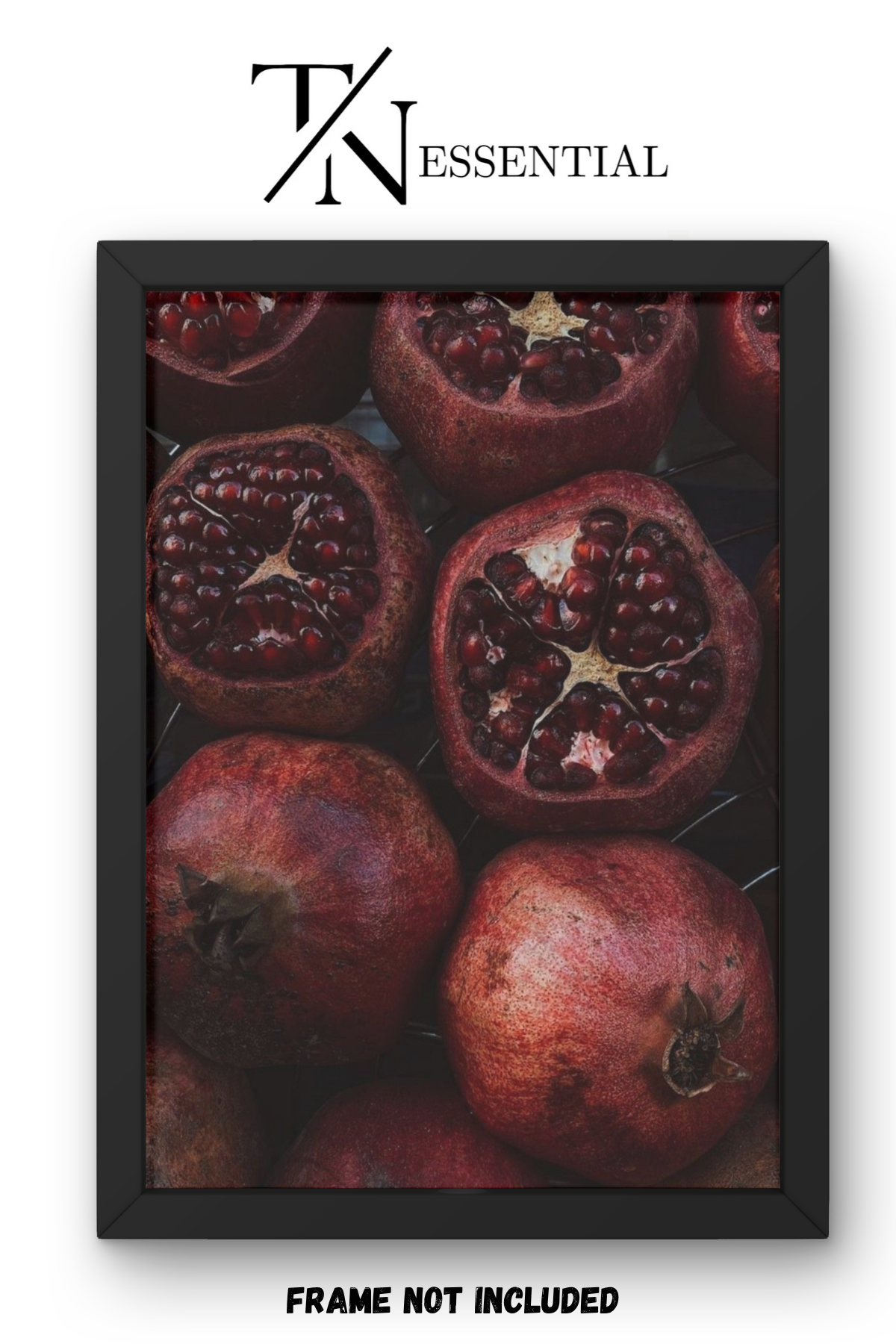 DARK POMEGRANATE MOOD CANVAS POSTER