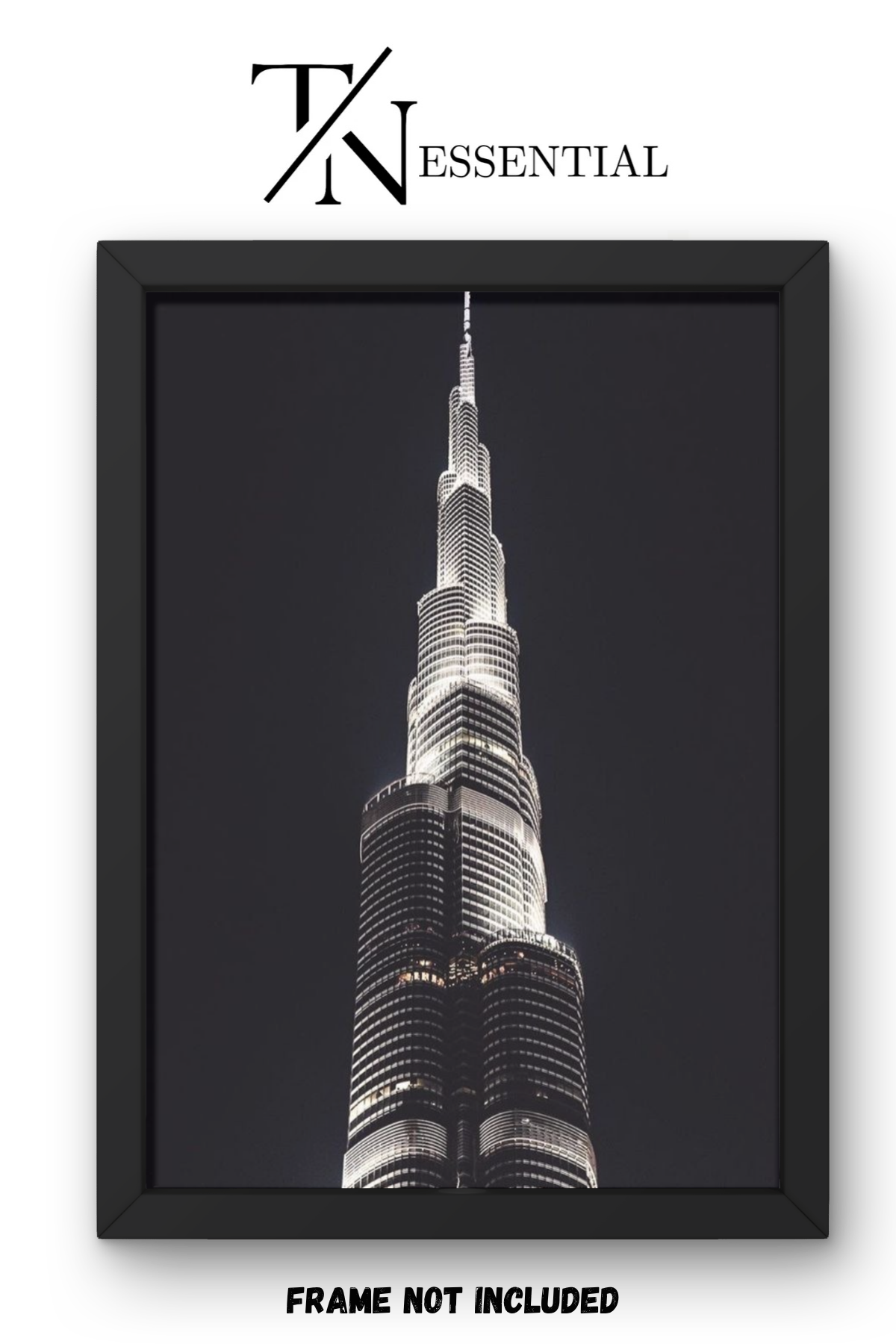 DUBAI NIGHT GIANT CANVAS POSTER
