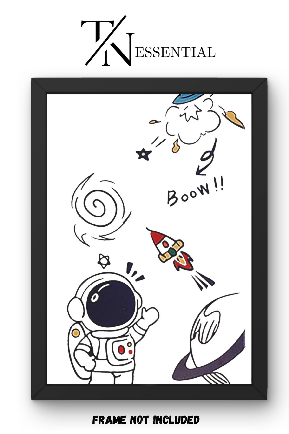 LITTLE SPACE DREAMER CANVAS POSTER