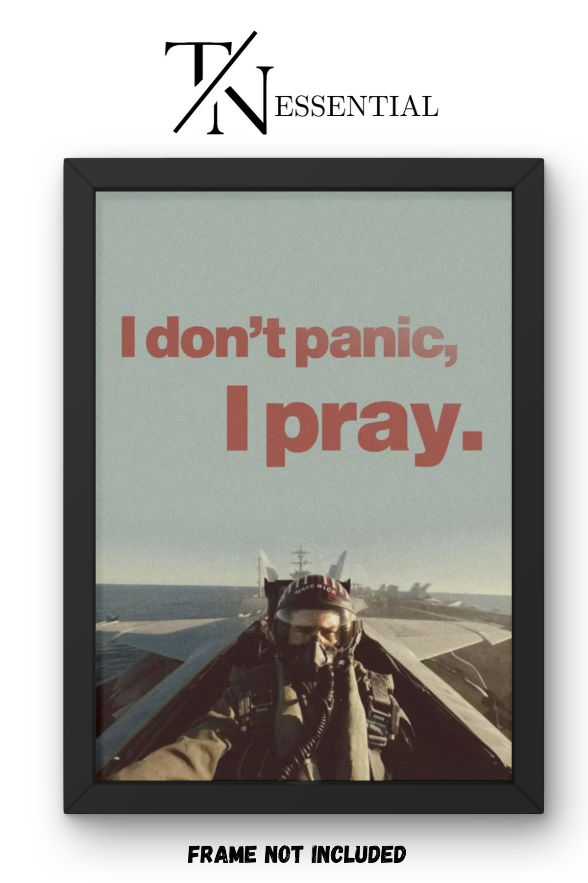 PRAYER UNDER PRESSURE CANVAS POSTER