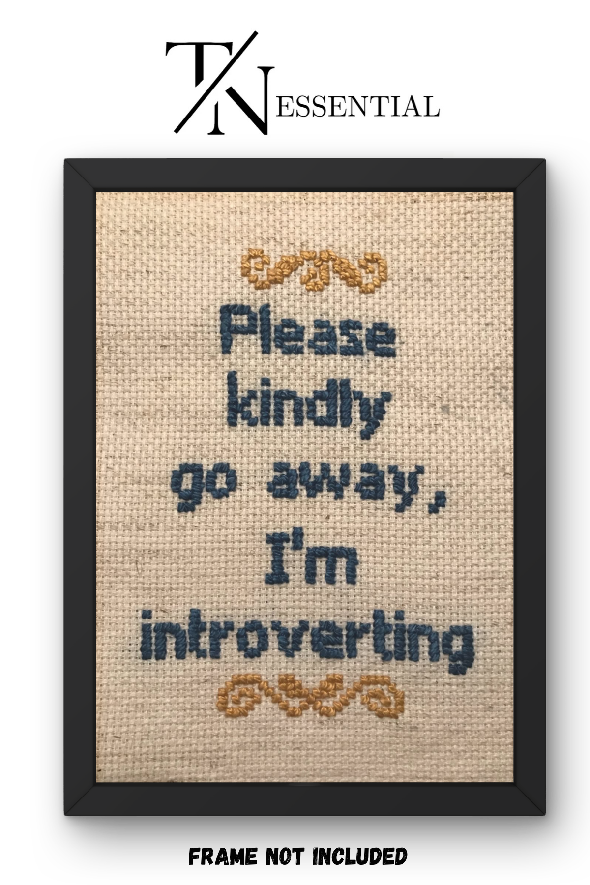 KINDLY GO AWAY CANVAS POSTER