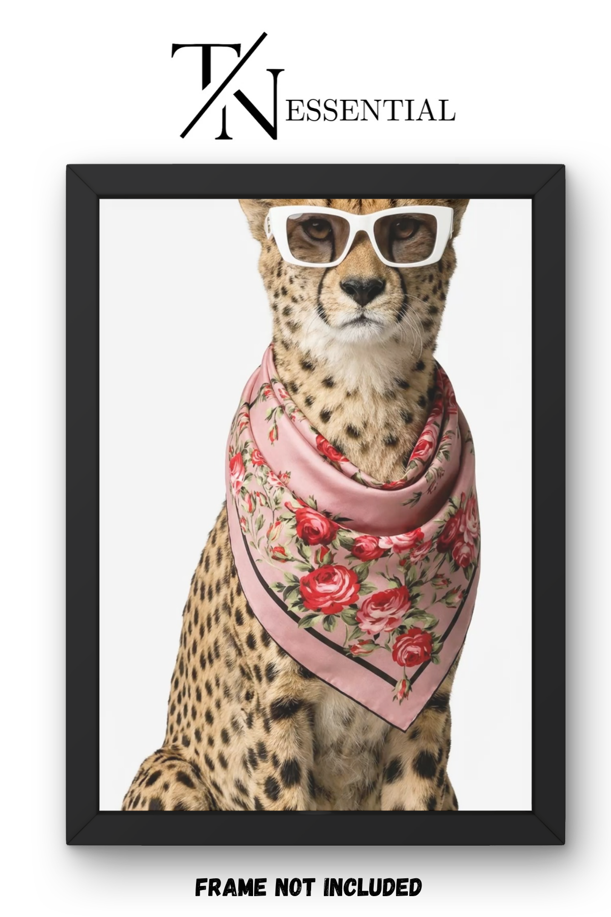 FASHION CHEETAH ATTITUDE CANVAS POSTER