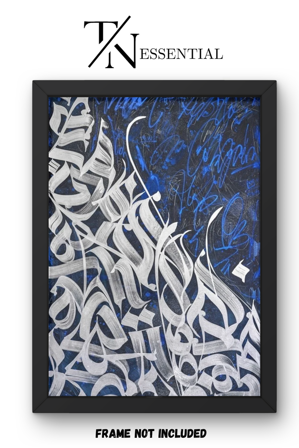 MODERN CALLIGRAPHY FLOW CANVAS POSTER