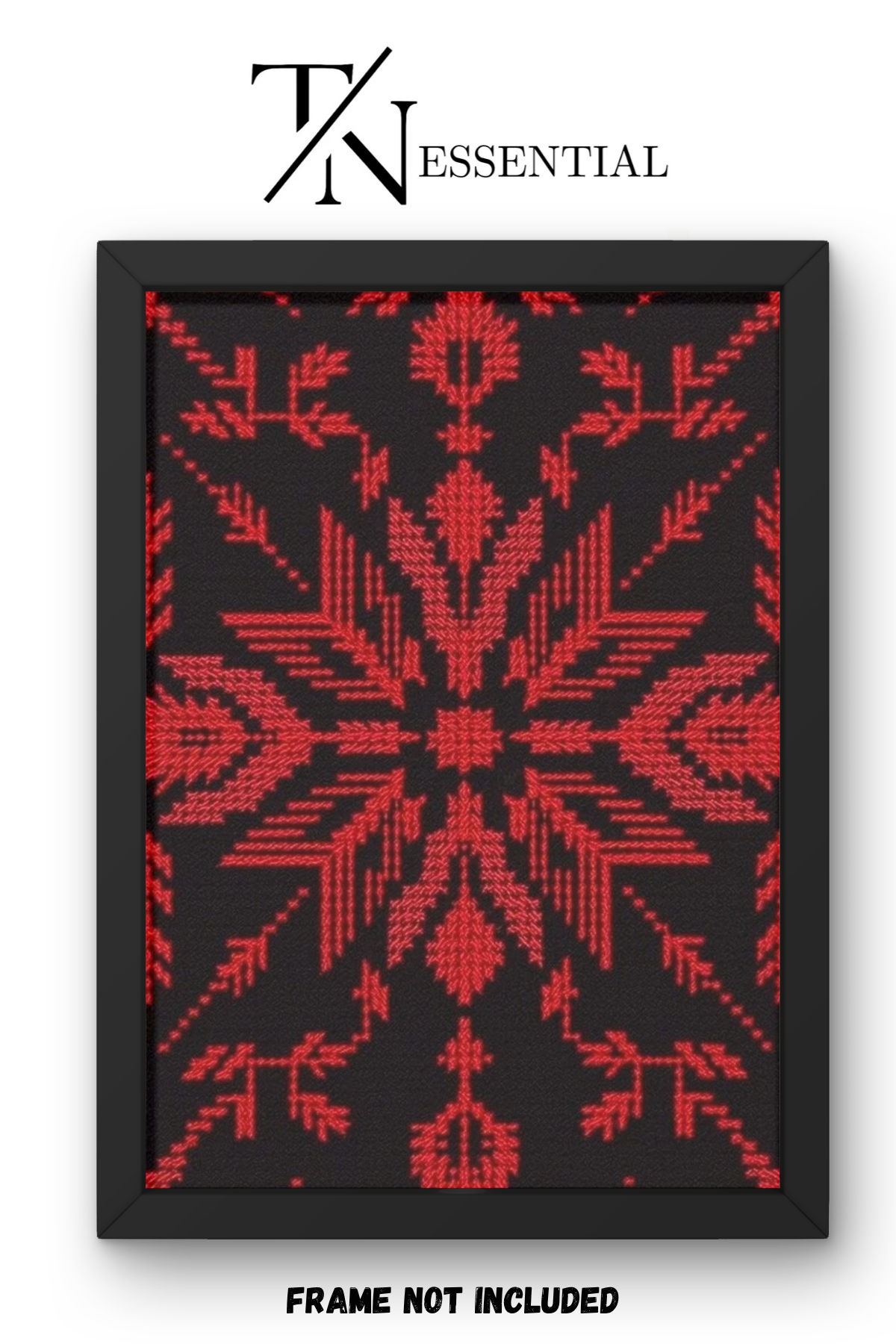 BOLD ETHNIC DESIGN CANVAS POSTER