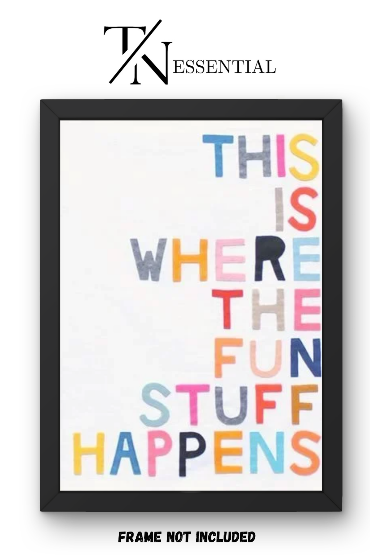 HAPPY CLASSROOM PLAY AREA CANVAS POSTER