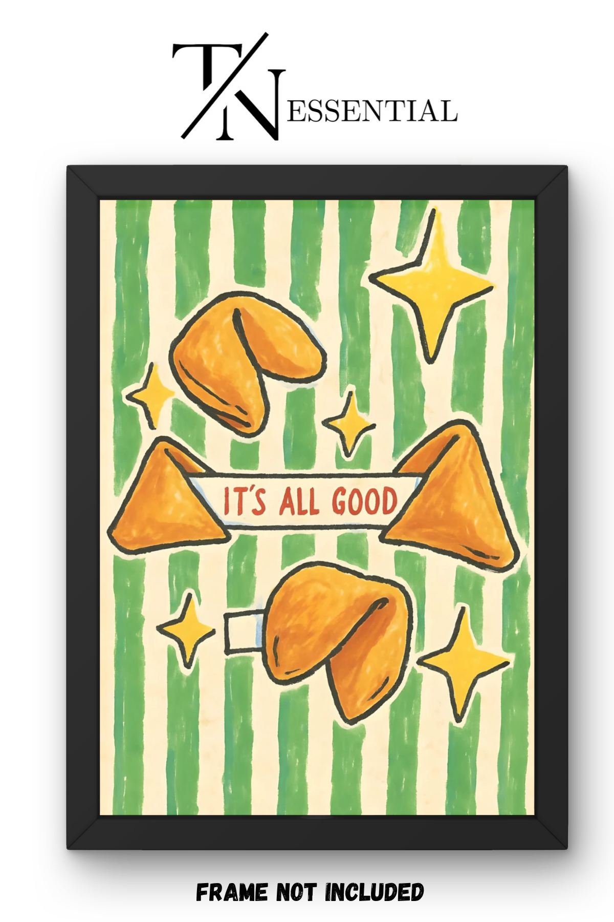 ITS ALL GOOD FORTUNE COOKIE CANVAS POSTER