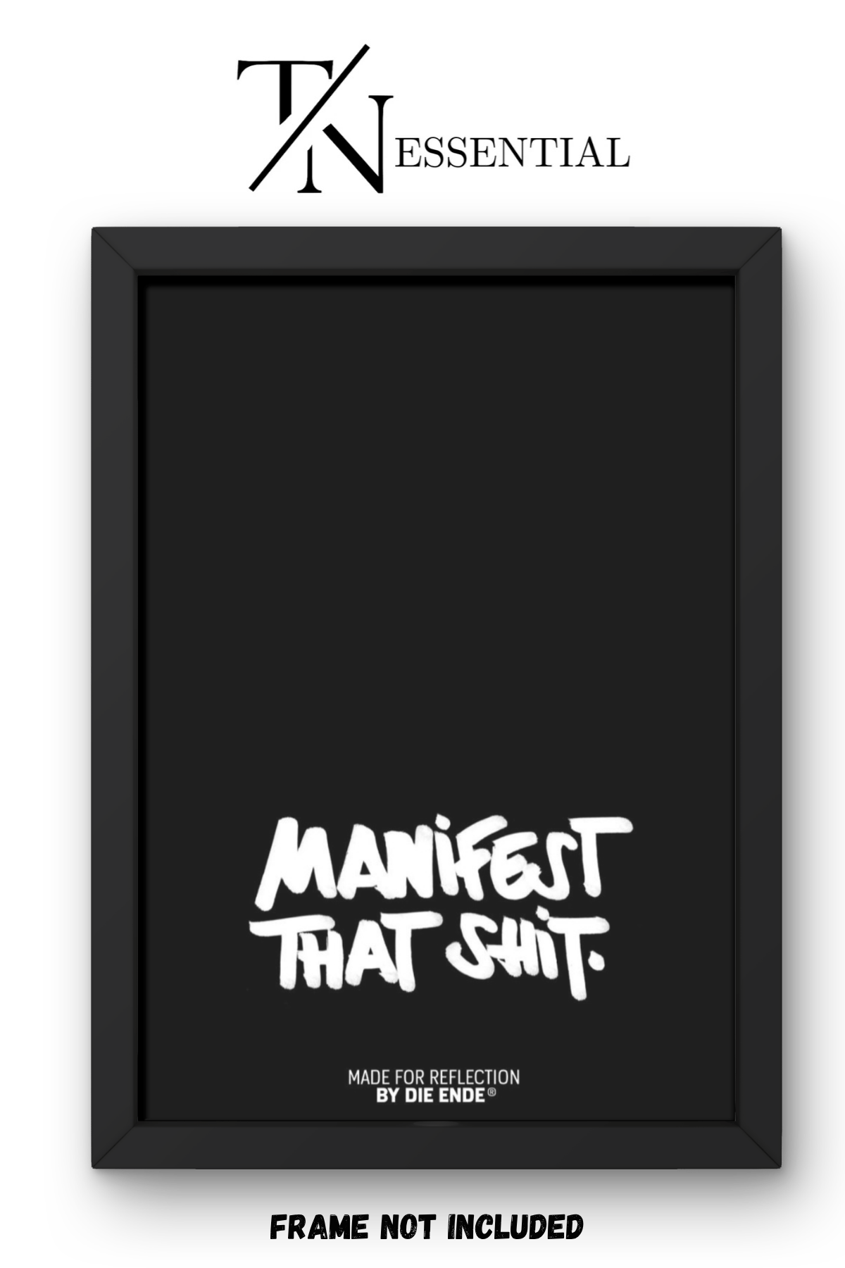 GRAFFITI STYLE MANIFEST MOTIVATION CANVAS POSTER