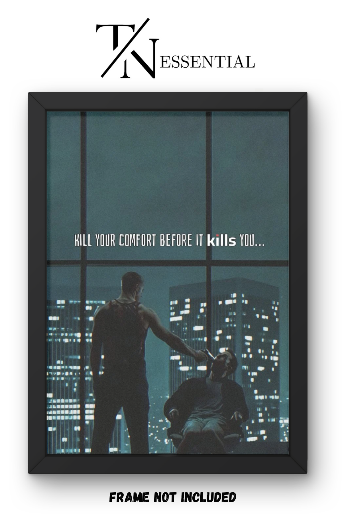 KILL YOUR COMFORT MOTIVATION CANVAS POSTER