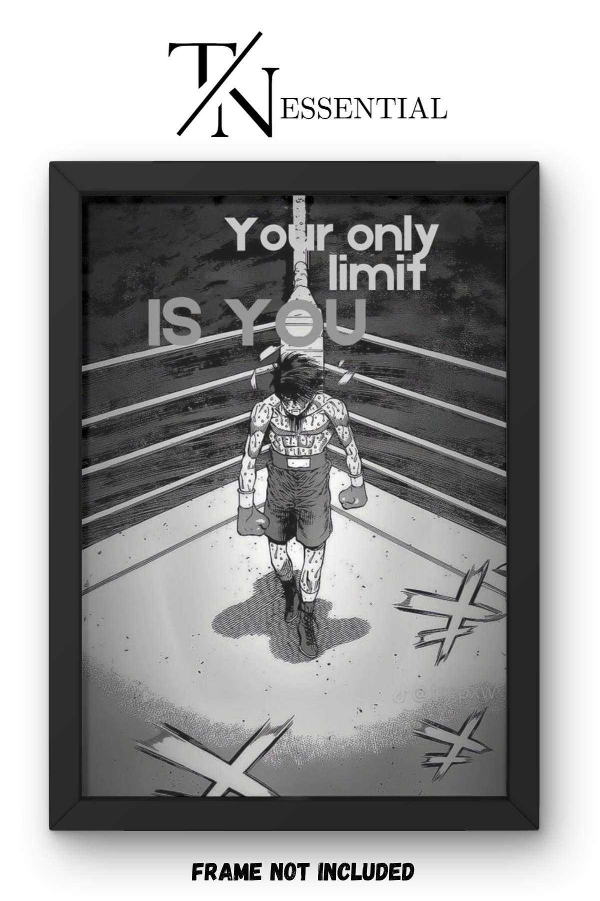 MENTAL STRENGTH BOXING CANVAS POSTER