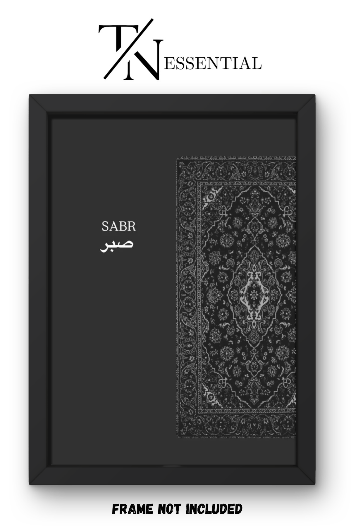 SABR PERSIAN RUG AESTHETIC CANVAS POSTER