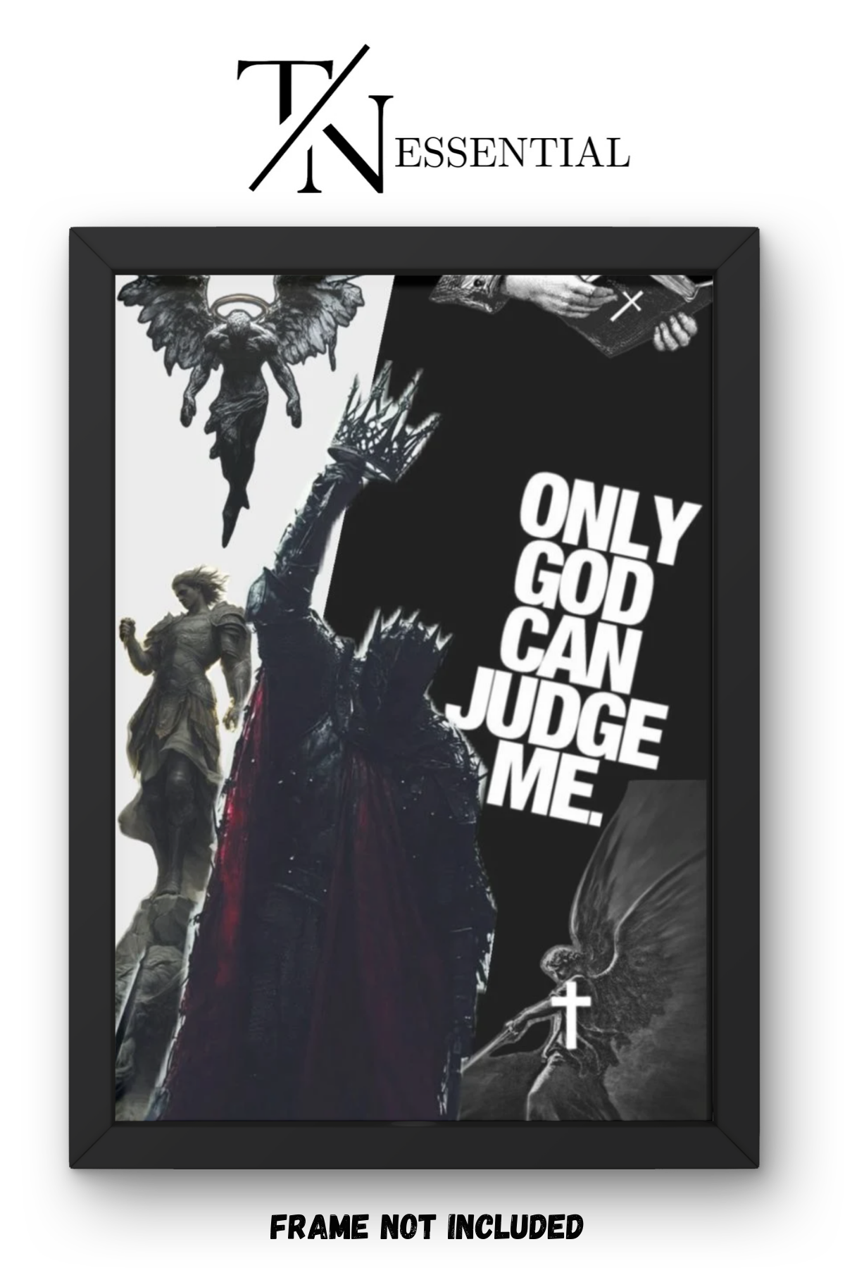DIVINE JUDGMENT FAITH CANVAS POSTER